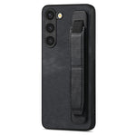 Custodia per telefono posteriore in pelle con supporto per cinturino retrò, For Samsung Galaxy S23 5G, For Samsung Galaxy A04s, For Samsung Galaxy A23, For Samsung Galaxy A53 5G