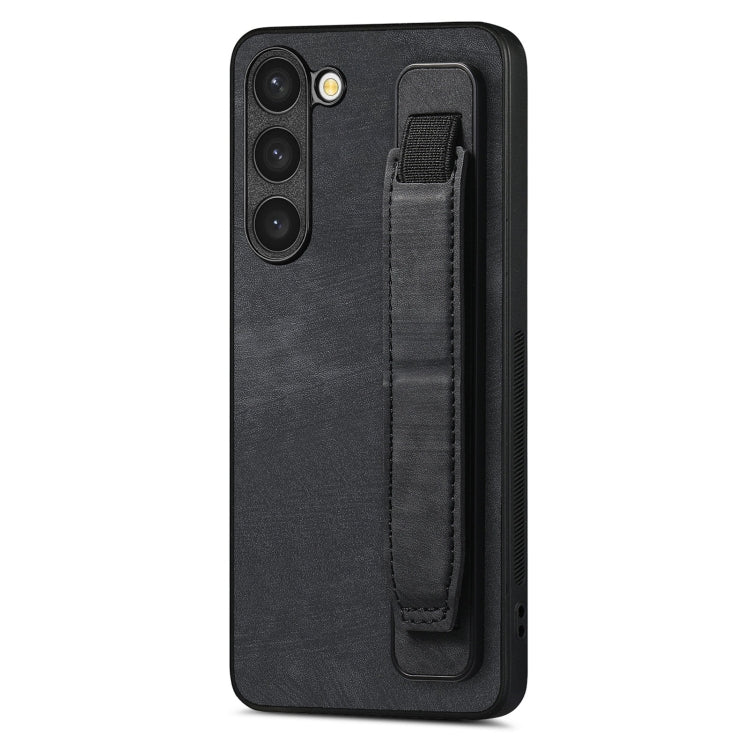 Custodia per telefono posteriore in pelle con supporto per cinturino retrò, For Samsung Galaxy S23 5G, For Samsung Galaxy A04s, For Samsung Galaxy A23, For Samsung Galaxy A53 5G