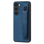 Custodia per telefono posteriore in pelle con supporto per cinturino retrò, For Samsung Galaxy S23 5G, For Samsung Galaxy A04s, For Samsung Galaxy A23, For Samsung Galaxy A53 5G