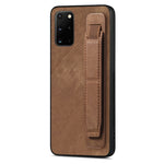 Custodia per telefono posteriore in pelle con supporto per cinturino retrò, For Samsung Galaxy S21 Ultra 5G, For Samsung Galaxy S20 Ultra 5G, For Samsung Galaxy S20, For Samsung Galaxy S20+
