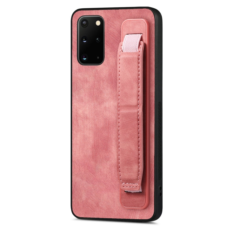 Custodia per telefono posteriore in pelle con supporto per cinturino retrò, For Samsung Galaxy S21 Ultra 5G, For Samsung Galaxy S20 Ultra 5G, For Samsung Galaxy S20, For Samsung Galaxy S20+