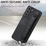 Custodia per telefono posteriore in pelle con supporto per cinturino retrò, For Samsung Galaxy S21 FE 5G, For Samsung Galaxy A32 5G, For Samsung Galaxy S21 5G, For Samsung Galaxy S21+ 5G