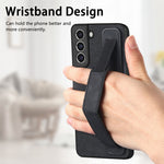 Custodia per telefono posteriore in pelle con supporto per cinturino retrò, For Samsung Galaxy S21 FE 5G, For Samsung Galaxy A32 5G, For Samsung Galaxy S21 5G, For Samsung Galaxy S21+ 5G