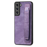Custodia per telefono posteriore in pelle con supporto per cinturino retrò, For Samsung Galaxy S21 FE 5G, For Samsung Galaxy A32 5G, For Samsung Galaxy S21 5G, For Samsung Galaxy S21+ 5G