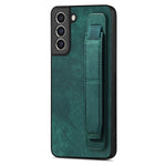 Custodia per telefono posteriore in pelle con supporto per cinturino retrò, For Samsung Galaxy S21 FE 5G, For Samsung Galaxy A32 5G, For Samsung Galaxy S21 5G, For Samsung Galaxy S21+ 5G