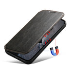 Custodia magnetica per telefono Magsafe in pelle Suteni J05, For iPhone 15 Pro, For iPhone 15 Plus, For iPhone 15