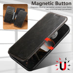 Custodia magnetica per telefono Magsafe in pelle Suteni J05, For iPhone 18, For iPhone 18 Pro, For iPhone 18 Pro Max, For iPhone 17 Pro Max, For iPhone 17 Pro, For iPhone 17
