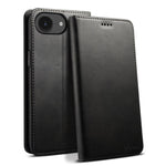 Custodia per cellulare in pelle con chiusura orizzontale con texture di vitello Suteni, For iPhone 15 Pro, For iPhone 15 Plus, For iPhone 15, For iPhone 17e / 16e