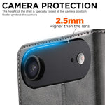 Custodia per cellulare in pelle con chiusura orizzontale con texture di vitello Suteni, For iPhone Air, For iPhone 16 Pro Max, For iPhone 16 Pro, For iPhone 16 Plus, For iPhone 16, For iPhone 15 Pro Max