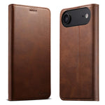 Custodia per cellulare in pelle con chiusura orizzontale con texture di vitello Suteni, For iPhone Air, For iPhone 16 Pro Max, For iPhone 16 Pro, For iPhone 16 Plus, For iPhone 16, For iPhone 15 Pro Max