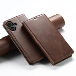 Custodia per cellulare in pelle con chiusura orizzontale con texture di vitello Suteni, For iPhone 18, For iPhone 18 Pro, For iPhone 18 Pro Max, For iPhone 17 Pro Max, For iPhone 17 Pro, For iPhone 17
