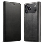 Custodia per cellulare in pelle con chiusura orizzontale con texture di vitello Suteni, For iPhone 18, For iPhone 18 Pro, For iPhone 18 Pro Max, For iPhone 17 Pro Max, For iPhone 17 Pro, For iPhone 17