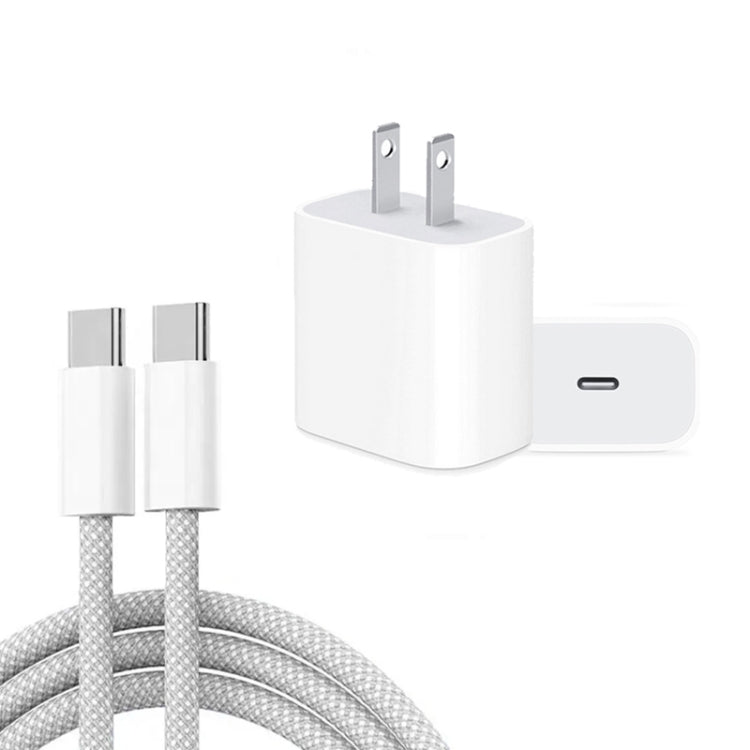 Caricatore USB-C PD 35W con cavo Type-C 1m per iPhone 15