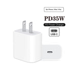 Caricatore USB-C PD 35W con cavo Type-C 1m per iPhone 15