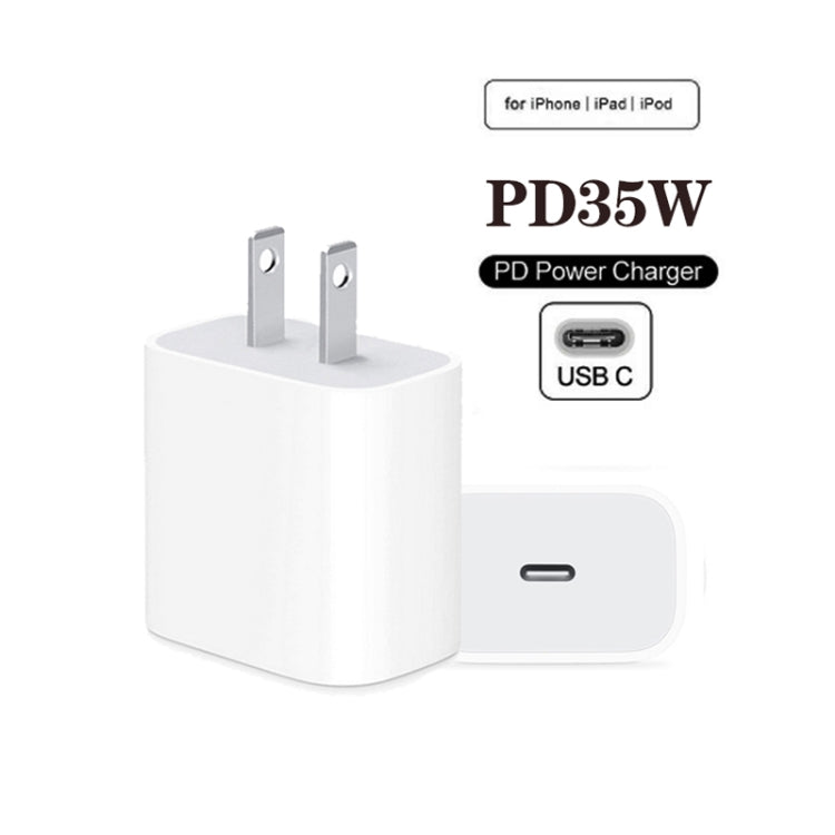 Caricatore USB-C PD 35W con cavo Type-C 1m per iPhone 15