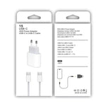 Caricabatterie USB-C PD 35W con cavo Type-C 1m per iPhone 15