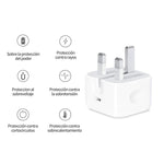 Caricatore USB-C PD 35W con cavo Type-C 1m, presa UK