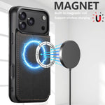 Custodia magnetica per telefono Magsafe in pelle Suteni J06 retrò opaca con texture litchi, For iPhone 18, For iPhone 18 Pro, For iPhone 18 Pro Max, For iPhone 17 Pro Max, For iPhone 17 Pro, For iPhone 17, For iPhone Air, For iPhone 16 Pro Max