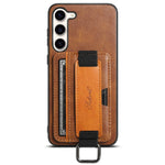 Custodia per telefono in PU con supporto per cinturino da polso per portafoglio Suteni H13, For Samsung Galaxy S26+  5G, For Samsung Galaxy S26 Ultra 5G, For Samsung Galaxy S25  5G, For Samsung Galaxy S25+  5G, For Samsung Galaxy S25 Ultra 5G          ...
