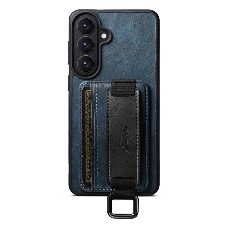 Custodia per telefono in PU con supporto per cinturino da polso per portafoglio Suteni H13, For Samsung Galaxy S26+  5G, For Samsung Galaxy S26 Ultra 5G, For Samsung Galaxy S25  5G, For Samsung Galaxy S25+  5G, For Samsung Galaxy S25 Ultra 5G          ...
