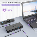 WAVLINK UG69PD10 da 1 a 4 schermi Trasferimento AV 4K/5K Hub docking station da USB-C a HD Type-C, US Plug, UK Plug, EU Plug, AU Plug
