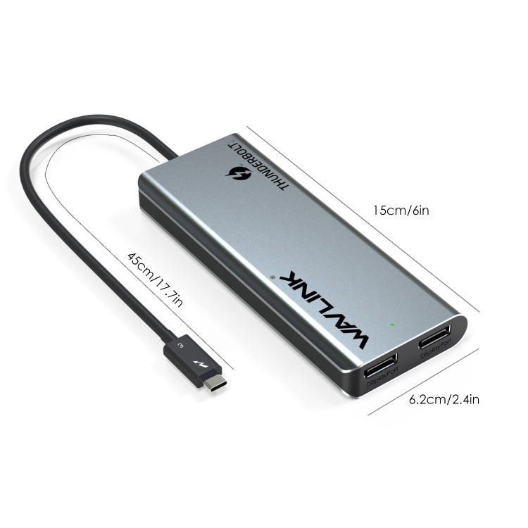 Wavlink WL-UTD05 Extender Type-C a DP Thunderbolt 3 4K