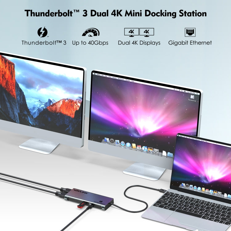 Wavlink WL-UTD05 Extender Type-C a DP Thunderbolt 3 4K