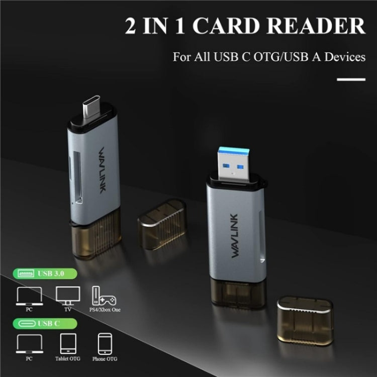 Wavlink WL-CR3002 Lettore schede SD/TF USB-C USB 3.0