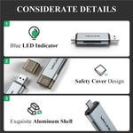 Wavlink WL-CR3002 Lettore schede SD/TF USB-C USB 3.0