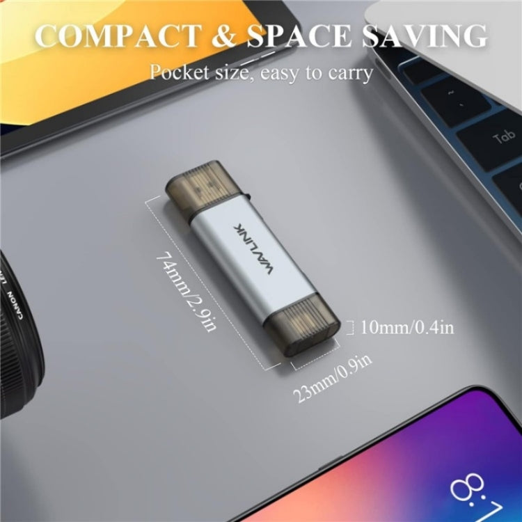 Wavlink WL-CR3002 Lettore schede SD/TF USB-C USB 3.0