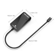 WAVLINK WL-UTA01H Adattatore splitter extender multischermo da Thunderbolt 3 a doppio HDMI Type-C, WL-UTA01H