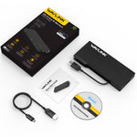 WAVLINK WL-UG39DH2 Adattatore splitter da USB 3.0 a HD/VGA/Gigabit Ethernet, UG39DH2