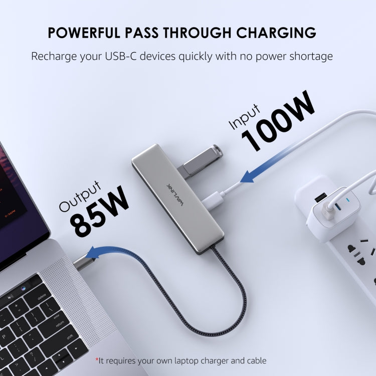 WAVLINK WL-UHP3411 Hub USB-C 4 porte 10G 3.2 Gen2