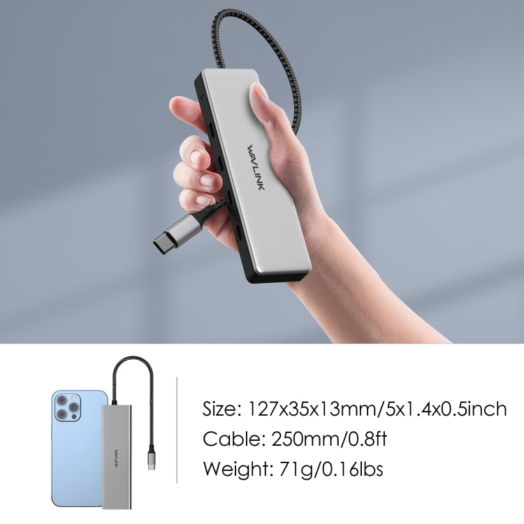 WAVLINK WL-UHP3411 Hub USB-C 4 porte 10G 3.2 Gen2