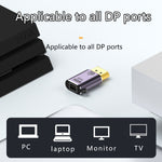 Adattatore DP 1.4 a Mini DP Trasmissione video HD 8K 60Hz espandibile, DP1.4 male to mini DP female, DP1.4 male to DP 1.4 female, mini DP male to mini DP female, mini DP male to DP 1.4 female