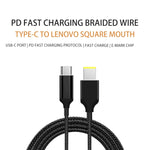 Cavo ricarica Tipo C a quadrato Lenovo PD 100W/135W 1,8 m