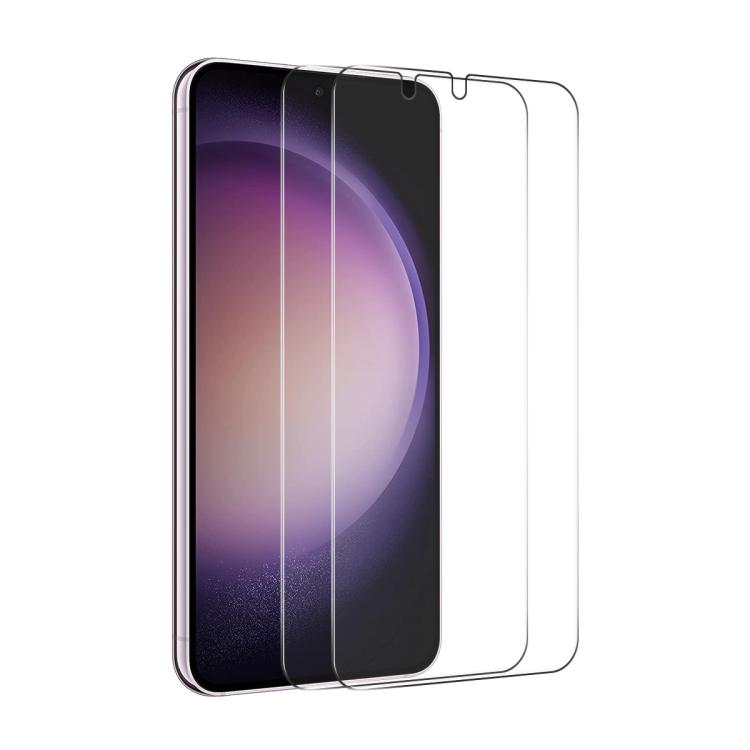 2 pellicole in vetro temperato ENKAY da 0,18 mm di alta qualità in alluminio-silicio, supporto per sblocco impronte digitali ad ultrasuoni, For Galaxy S26 FE 5G, For Galaxy S26+ 5G, For Galaxy S26 Ultra 5G, For Galaxy S26 5G, For Galaxy S24 Ultra 5G   ...