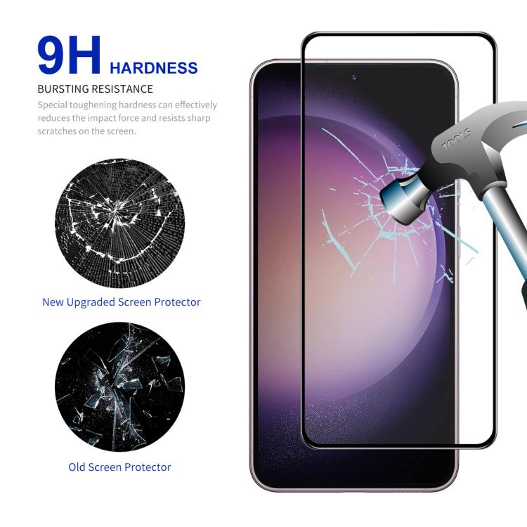 ENKAY Hat-Prince Pellicola in vetro temperato in alluminio-silicio da 0,18 mm, supporta lo sblocco delle impronte digitali ad ultrasuoni, For Galaxy S26 FE 5G, For Galaxy S26+ 5G, For Galaxy S26 Ultra 5G, For Galaxy S26 5G, For Galaxy S25 Edge 5G      ...