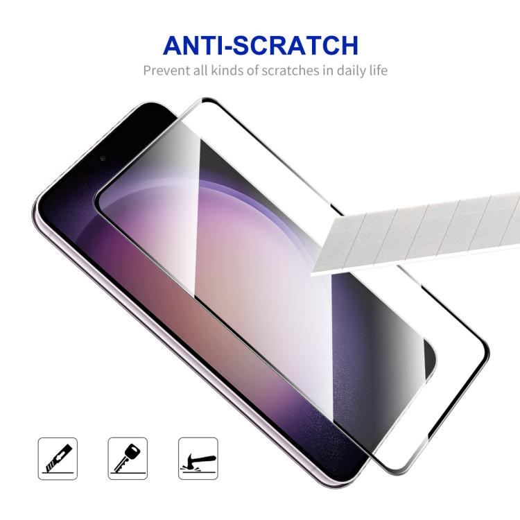 ENKAY Hat-Prince Pellicola in vetro temperato in alluminio-silicio da 0,18 mm, supporta lo sblocco delle impronte digitali ad ultrasuoni, For Galaxy S26 FE 5G, For Galaxy S26+ 5G, For Galaxy S26 Ultra 5G, For Galaxy S26 5G, For Galaxy S25 Edge 5G      ...