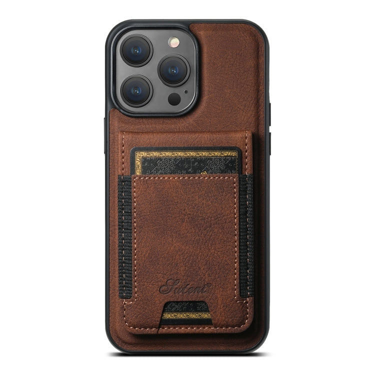 Custodia per telefono a portafoglio staccabile MagSafe in pelle con texture litchi Suteni H17, For iPhone Air, For iPhone 16 Pro Max, For iPhone 16 Pro, For iPhone 16 Plus, For iPhone 16, For iPhone 15 Pro Max