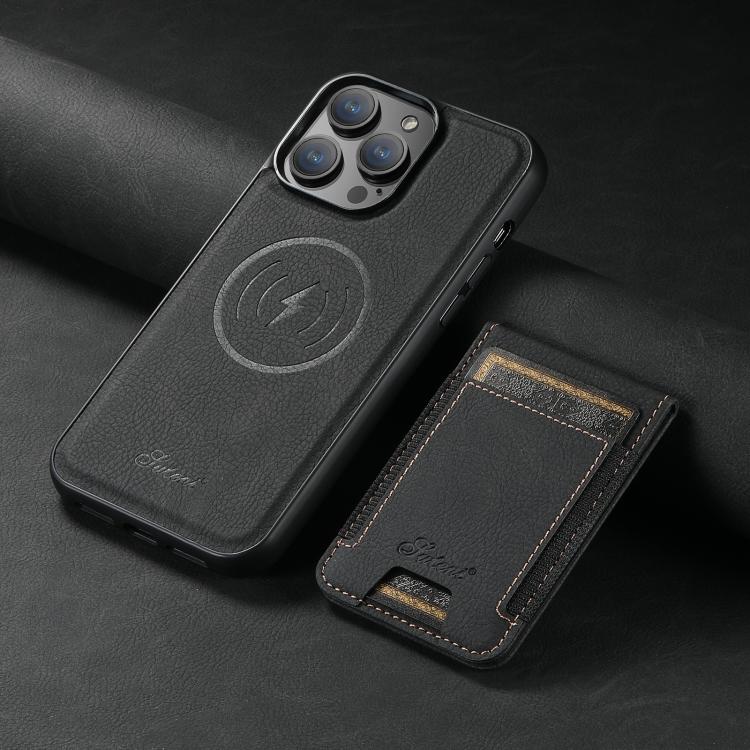 Custodia portafoglio in pelle staccabile MagSafe per iPhone 15 Pr