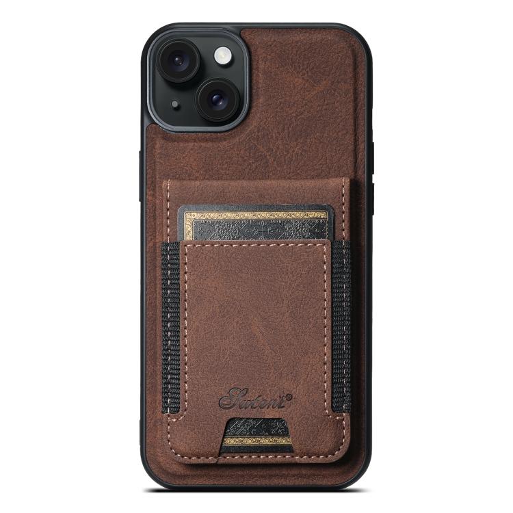 Custodia portafoglio in pelle staccabile MagSafe per iPhone 15 Pr