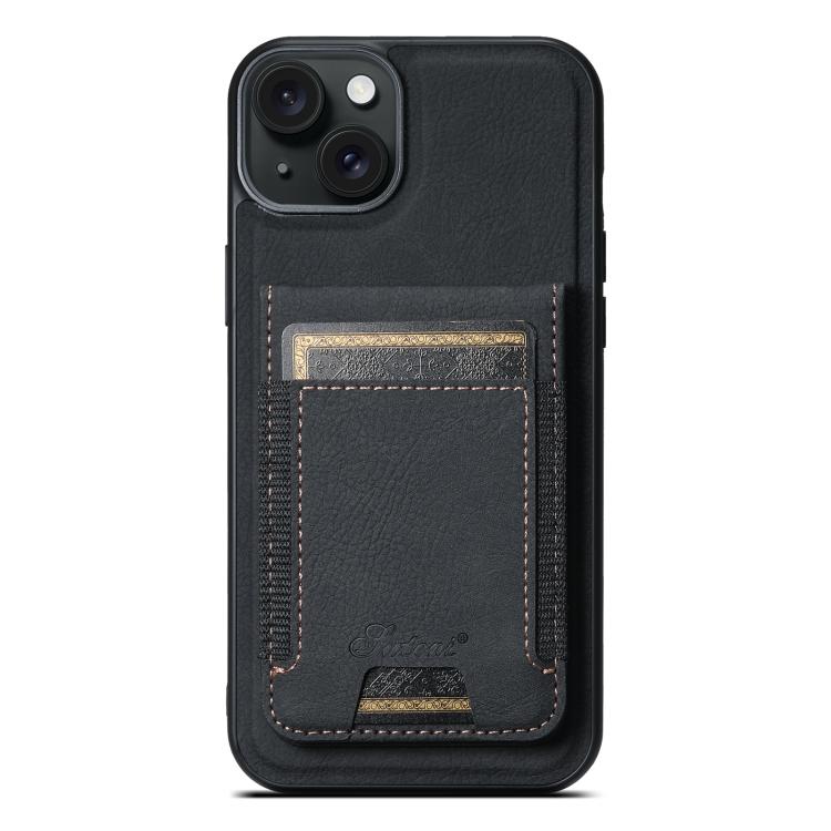 Custodia portafoglio in pelle staccabile MagSafe per iPhone 15 Pr