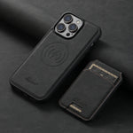 Custodia per telefono a portafoglio staccabile MagSafe in pelle con texture litchi Suteni H17, For iPhone 14 Pro Max, For iPhone 13 Pro Max, For iPhone 13 Pro, For iPhone 13, For iPhone 12, For iPhone 12 Pro Max