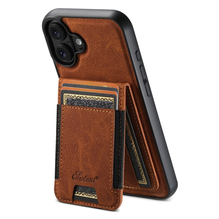 Custodia per telefono a portafoglio staccabile MagSafe in pelle con texture litchi Suteni H17, For iPhone Air, For iPhone 16 Pro Max, For iPhone 16 Pro, For iPhone 16 Plus, For iPhone 16, For iPhone 15 Pro Max