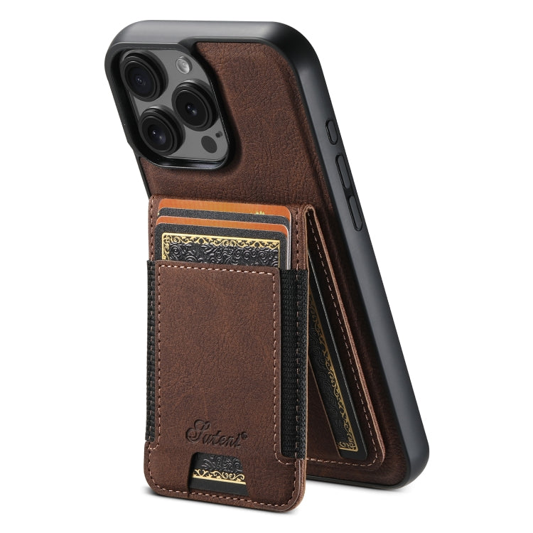Custodia per telefono a portafoglio staccabile MagSafe in pelle con texture litchi Suteni H17, For iPhone Air, For iPhone 16 Pro Max, For iPhone 16 Pro, For iPhone 16 Plus, For iPhone 16, For iPhone 15 Pro Max