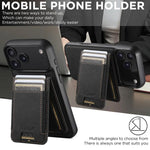 Custodia per telefono a portafoglio staccabile MagSafe in pelle con texture litchi Suteni H17, For iPhone Air, For iPhone 16 Pro Max, For iPhone 16 Pro, For iPhone 16 Plus, For iPhone 16, For iPhone 15 Pro Max