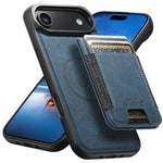 Custodia per telefono a portafoglio staccabile MagSafe in pelle con texture litchi Suteni H17, For iPhone Air, For iPhone 16 Pro Max, For iPhone 16 Pro, For iPhone 16 Plus, For iPhone 16, For iPhone 15 Pro Max
