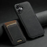 Custodia per telefono a portafoglio staccabile MagSafe in pelle con texture litchi Suteni H17, For iPhone 18, For iPhone 18 Pro, For iPhone 18 Pro Max, For iPhone 17 Pro Max, For iPhone 17 Pro, For iPhone 17