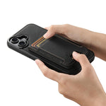 Custodia per telefono a portafoglio staccabile MagSafe in pelle con texture litchi Suteni H17, For iPhone 18, For iPhone 18 Pro, For iPhone 18 Pro Max, For iPhone 17 Pro Max, For iPhone 17 Pro, For iPhone 17
